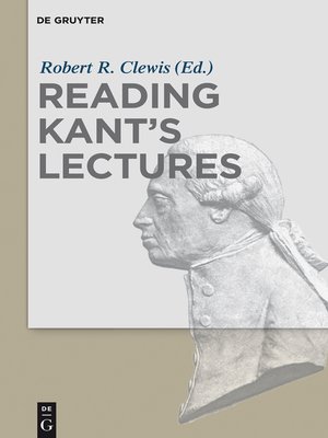 cover image of Reading Kant's Lectures